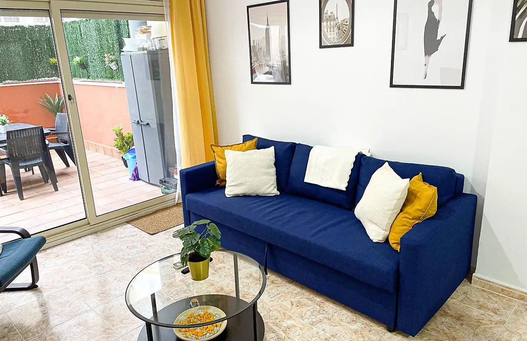Yellow Apartment Lloret-1